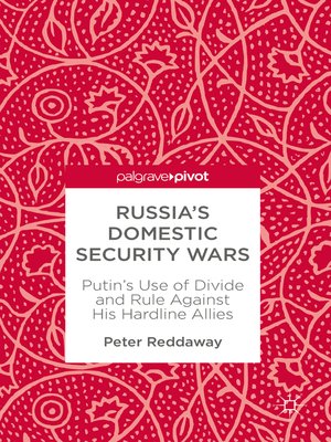 cover image of Russia's Domestic Security Wars